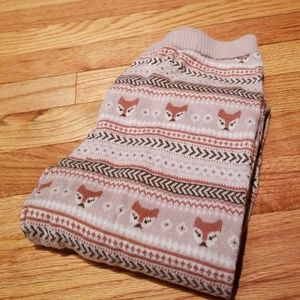 Knit Fox Leggings